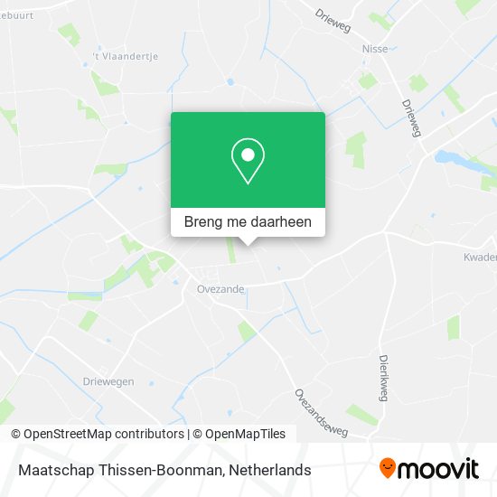 Maatschap Thissen-Boonman kaart