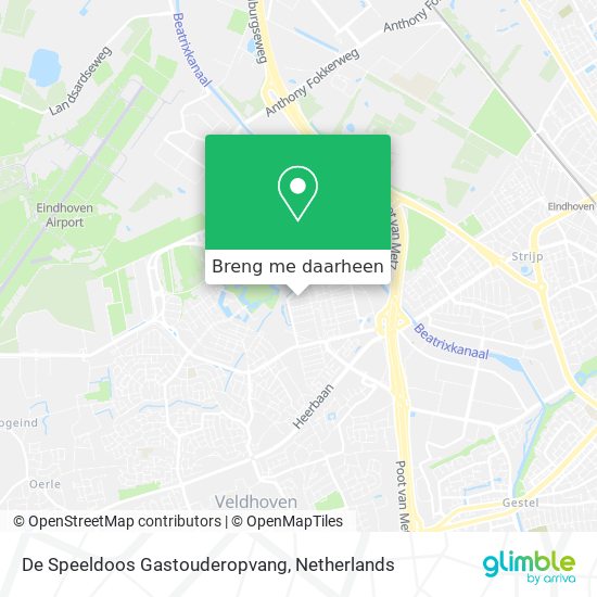 De Speeldoos Gastouderopvang kaart