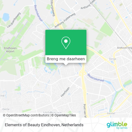 Elements of Beauty Eindhoven kaart