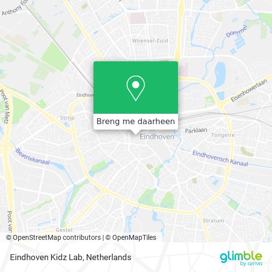 Eindhoven Kidz Lab kaart