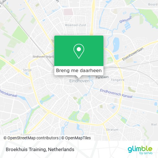 Broekhuis Training kaart