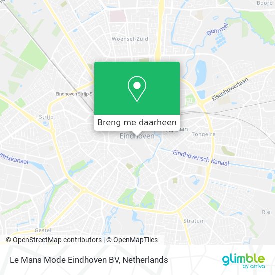 Le Mans Mode Eindhoven BV kaart