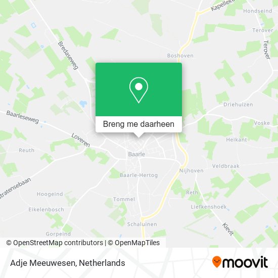 Adje Meeuwesen kaart