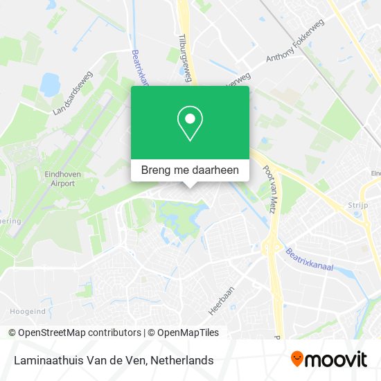 Laminaathuis Van de Ven kaart