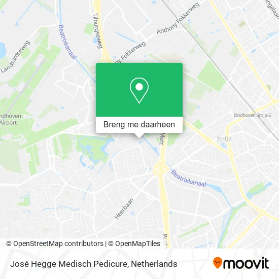 José Hegge Medisch Pedicure kaart