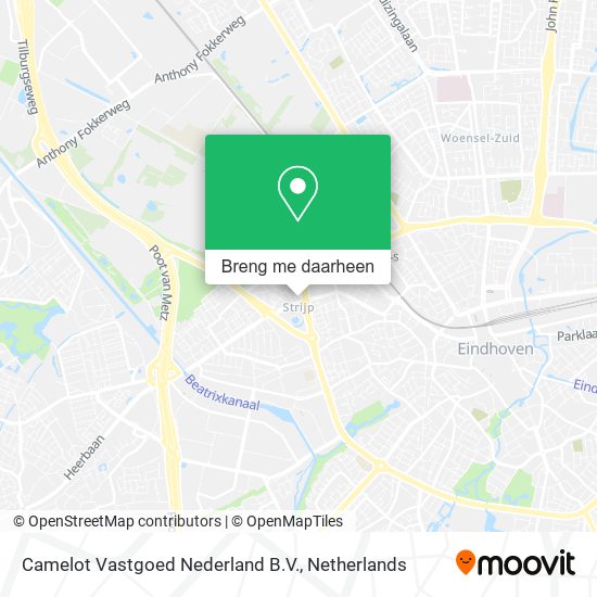 Camelot Vastgoed Nederland B.V. kaart
