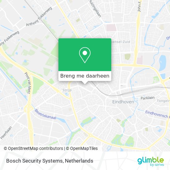 Bosch Security Systems kaart