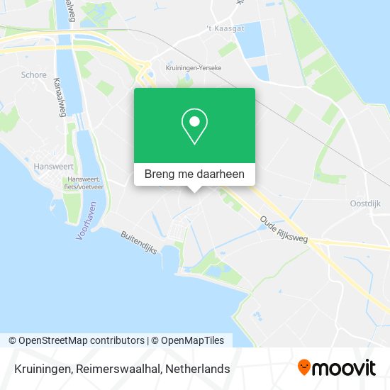 Kruiningen, Reimerswaalhal kaart