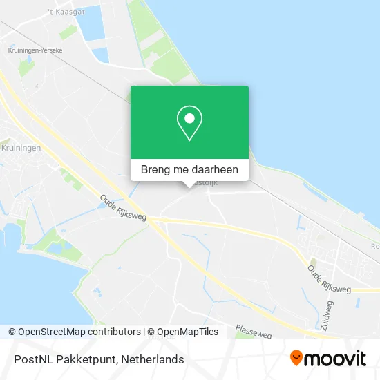 PostNL Pakketpunt kaart