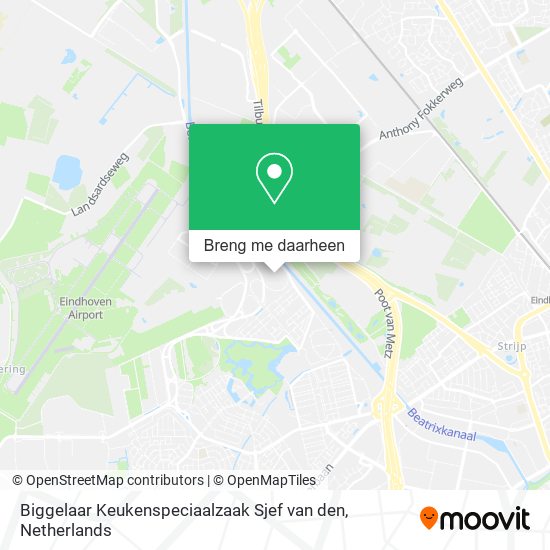 Biggelaar Keukenspeciaalzaak Sjef van den kaart