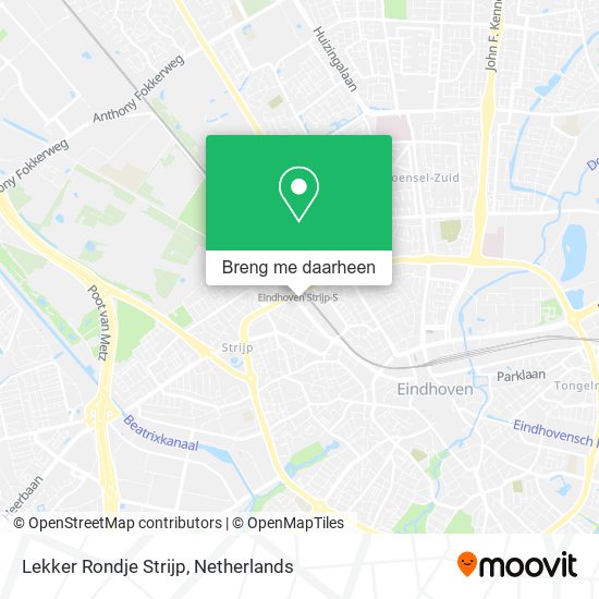 Lekker Rondje Strijp kaart