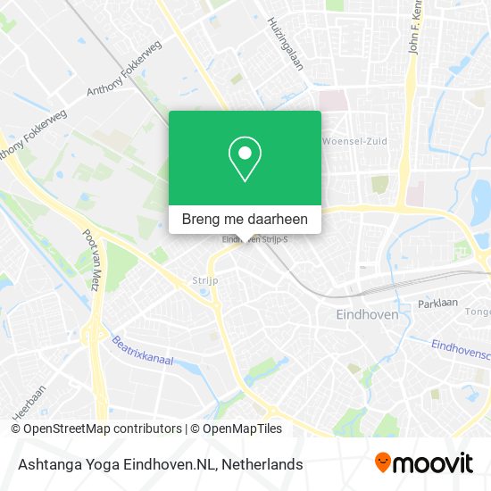 Ashtanga Yoga Eindhoven.NL kaart