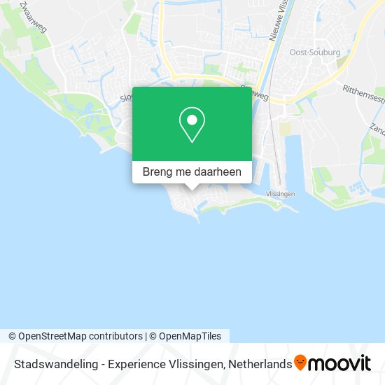 Stadswandeling - Experience Vlissingen kaart