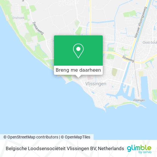 Belgische Loodsensociëteit Vlissingen BV kaart