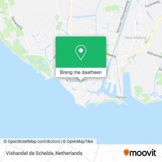 Vishandel de Schelde kaart