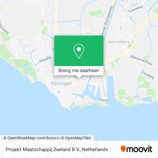 Projekt Maatschappij Zeeland B.V. kaart