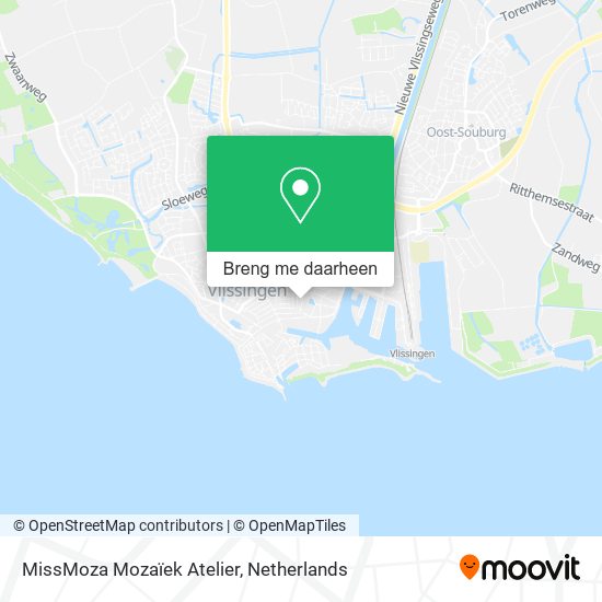MissMoza Mozaïek Atelier kaart