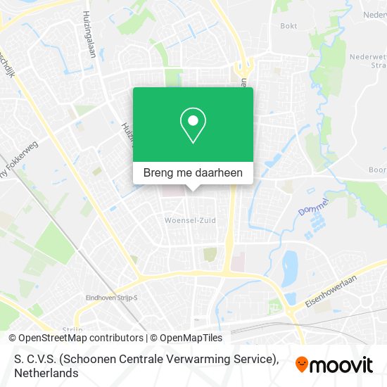 S. C.V.S. (Schoonen Centrale Verwarming Service) kaart