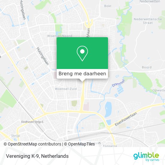 Vereniging K-9 kaart