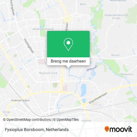 Fysioplus Borsboom kaart