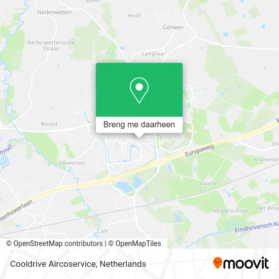 Cooldrive Aircoservice kaart
