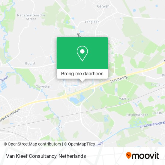 Van Kleef Consultancy kaart