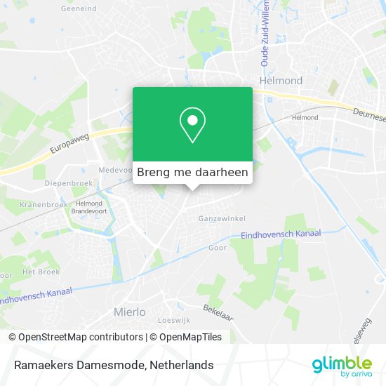 Ramaekers Damesmode kaart