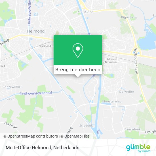 Multi-Office Helmond kaart