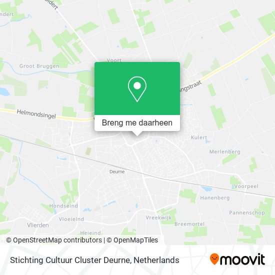 Stichting Cultuur Cluster Deurne kaart