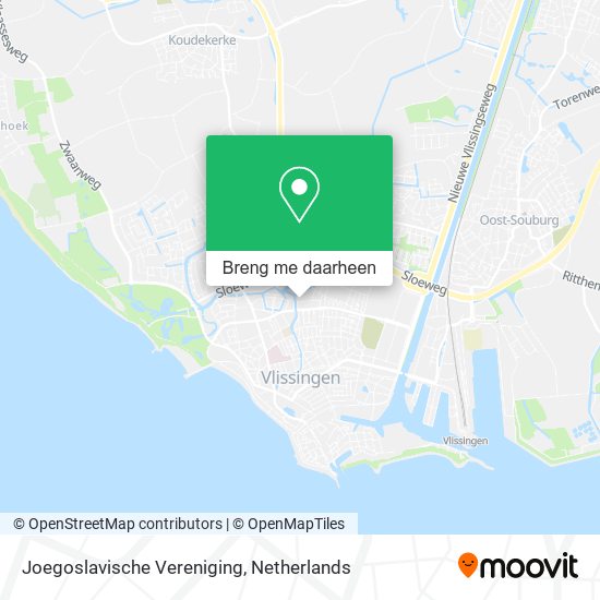 Joegoslavische Vereniging kaart