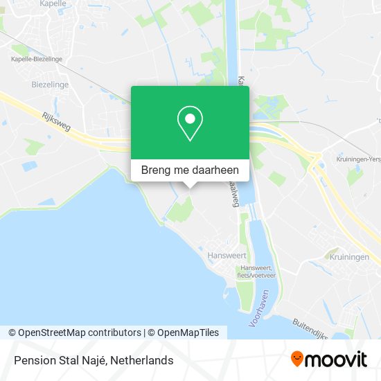Pension Stal Najé kaart