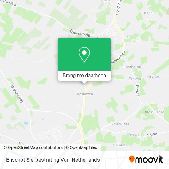 Enschot Sierbestrating Van kaart