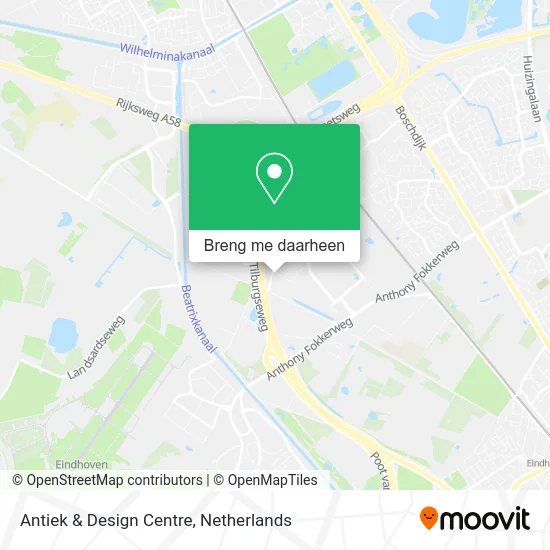 Antiek & Design Centre kaart