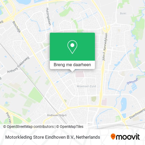 Motorkleding Store Eindhoven B.V. kaart