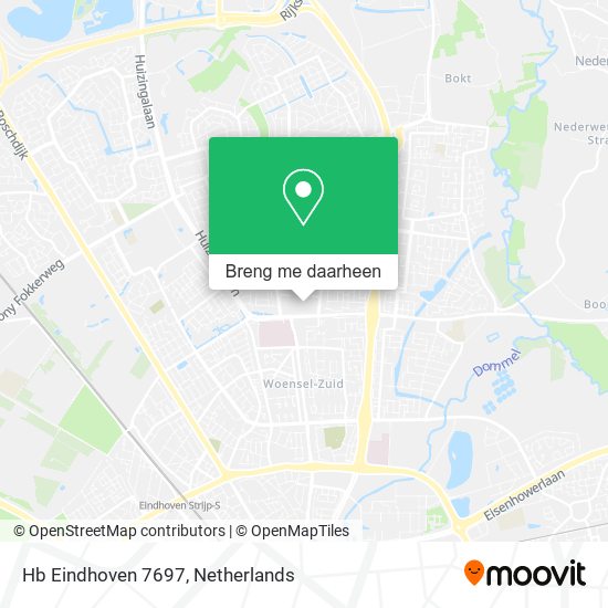 Hb Eindhoven 7697 kaart