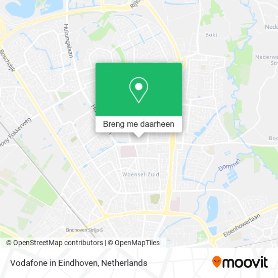 Vodafone in Eindhoven kaart