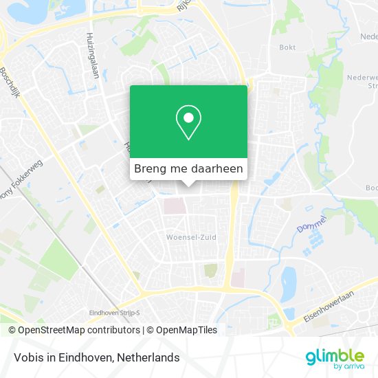 Vobis in Eindhoven kaart