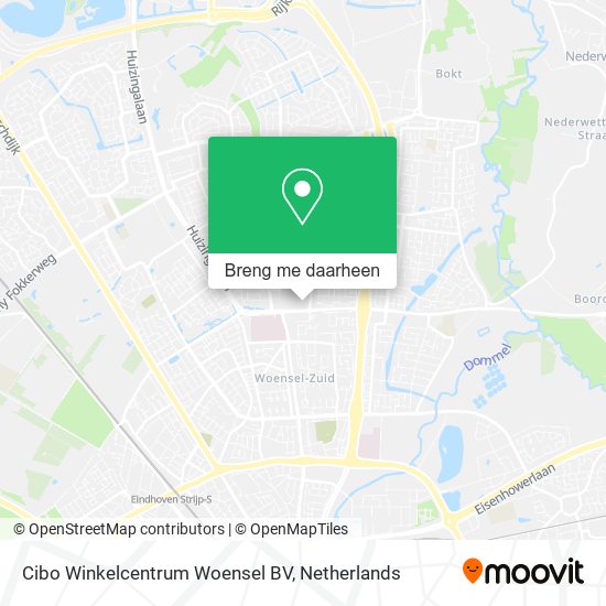 Cibo Winkelcentrum Woensel BV kaart