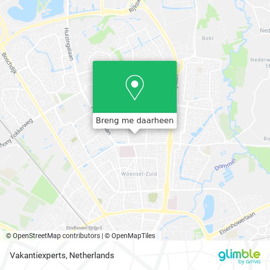 Vakantiexperts kaart