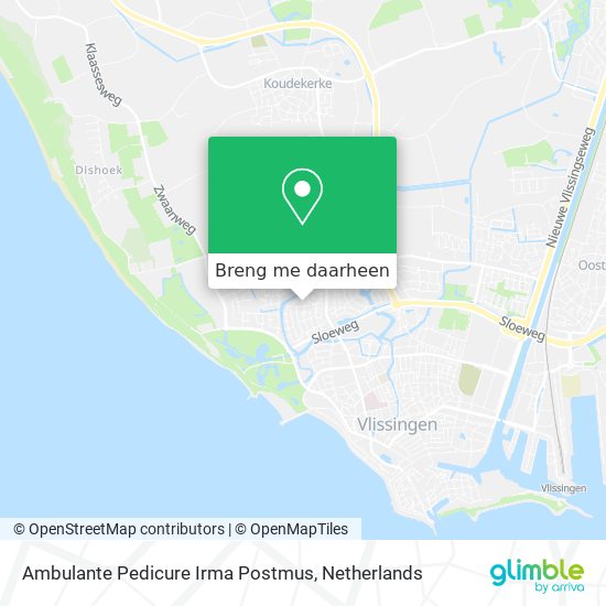 Ambulante Pedicure Irma Postmus kaart