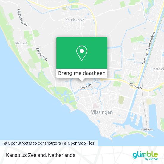 Kansplus Zeeland kaart