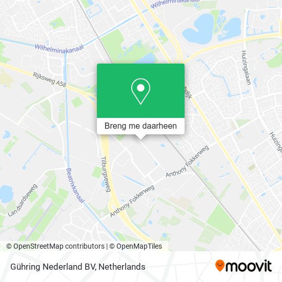 Gühring Nederland BV kaart