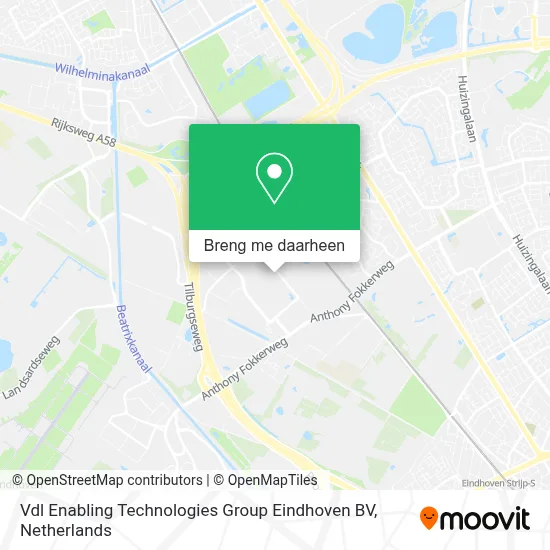 Vdl Enabling Technologies Group Eindhoven BV kaart