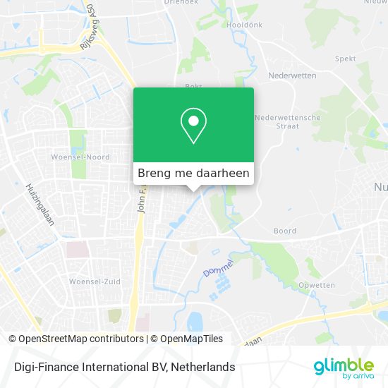 Digi-Finance International BV kaart