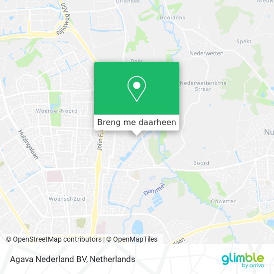 Agava Nederland BV kaart