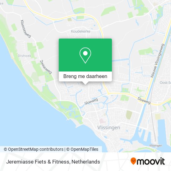 Jeremiasse Fiets & Fitness kaart