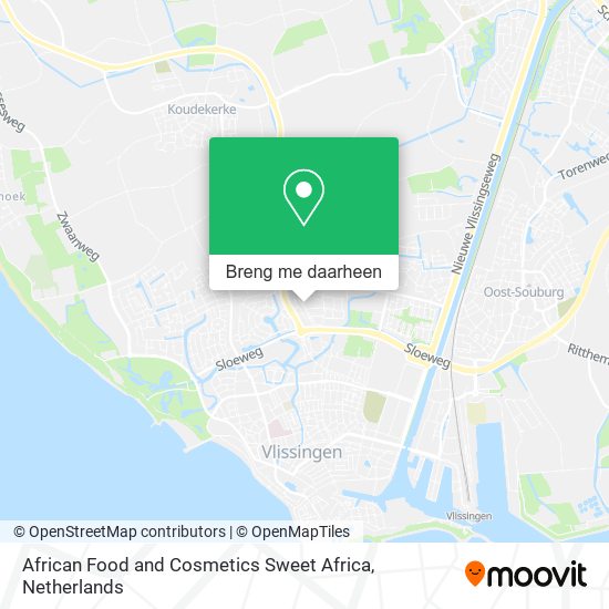African Food and Cosmetics Sweet Africa kaart
