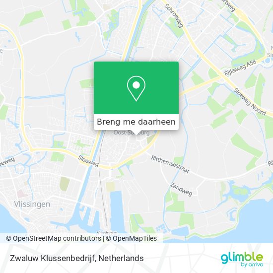 Zwaluw Klussenbedrijf kaart