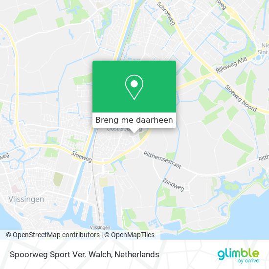 Spoorweg Sport Ver. Walch kaart