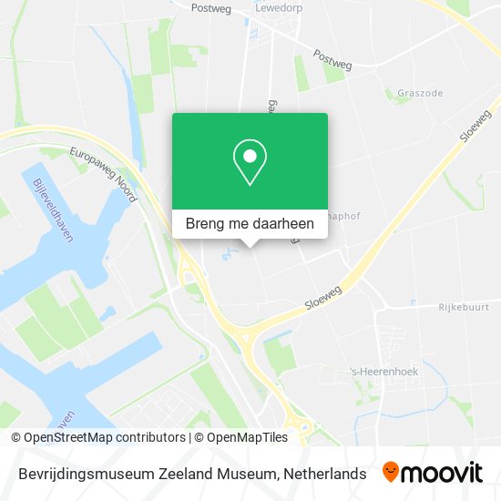 Bevrijdingsmuseum Zeeland Museum kaart